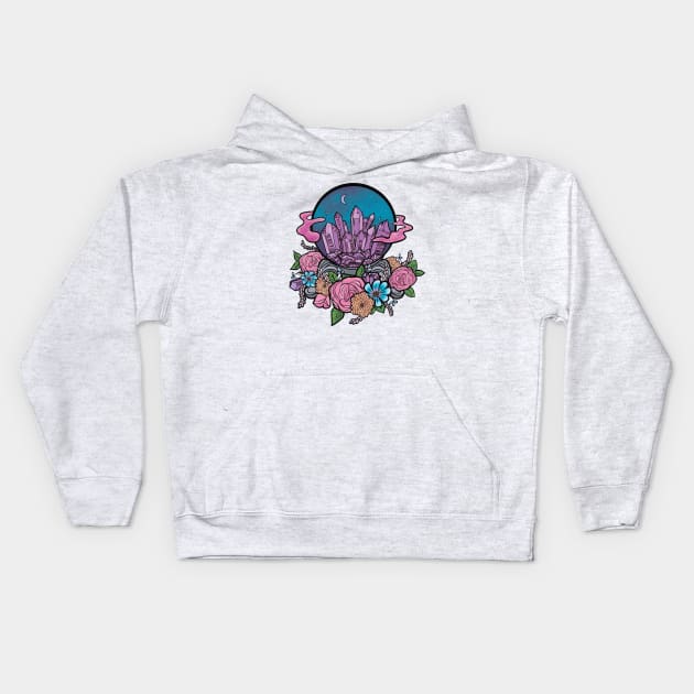 Crystal Ball Kids Hoodie by Desdymona